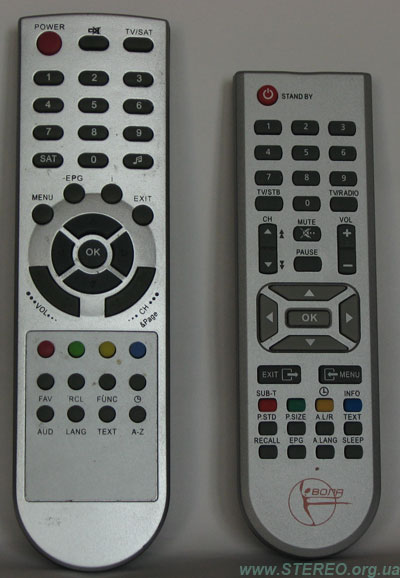 Homecast & Kaon - remote control units