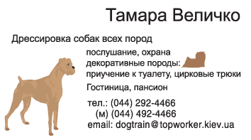 Toma's business card